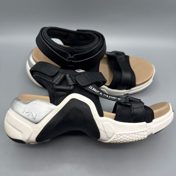 Mark Nason Leather Platform Sandal Adjustable Slingback Chunky Women Size 8.5 - Picture 2 of 9